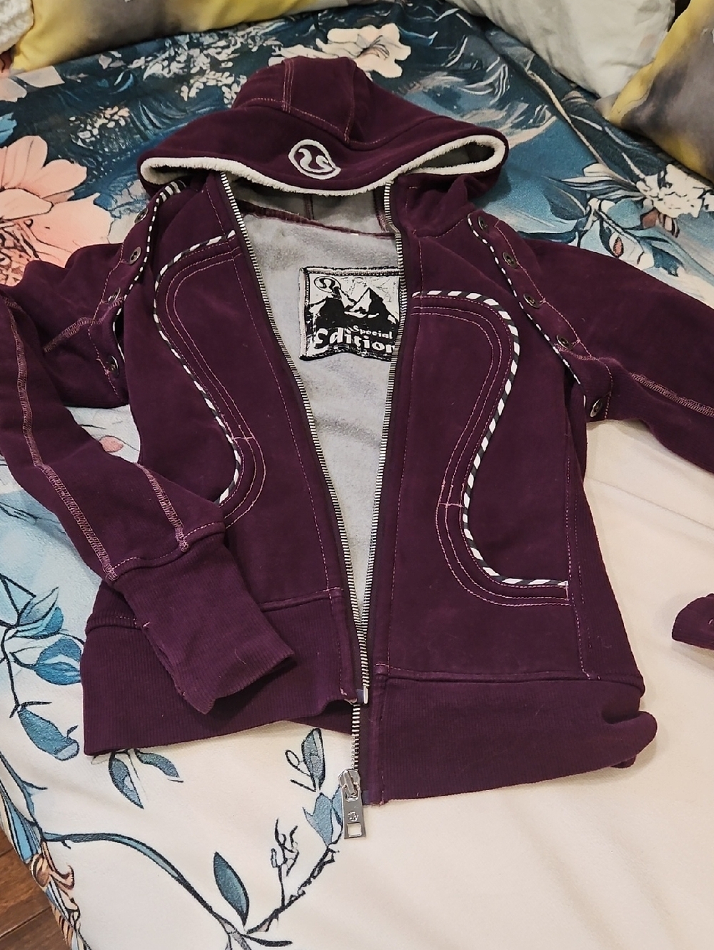 Lululemon Purple Convertible Hoodie